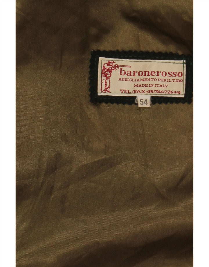 Abrigo vintage para hombre IT 54 2XL Caqui