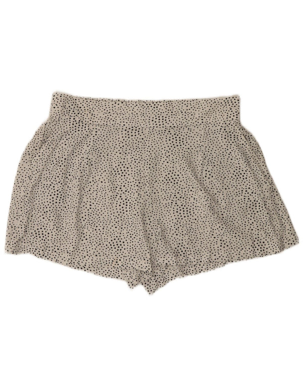 Marks & Spencer Pantalones Cortos Informales para Mujer UK 18 XL W38 Viscosa con Manchas Blancas