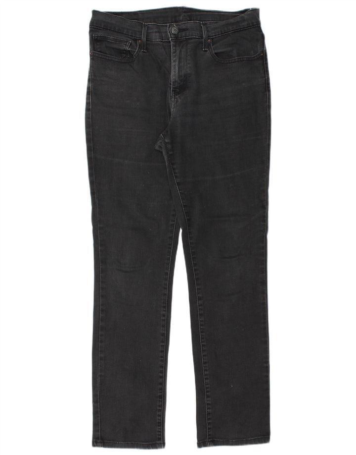 Levi's Hombre 511 Slim Jeans W31 L29 Algodón Negro