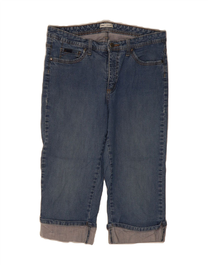 LEE Womens Capri Jeans W32 L17 Blue Vintage Lee and Second-Hand Lee from Messina Hembry 