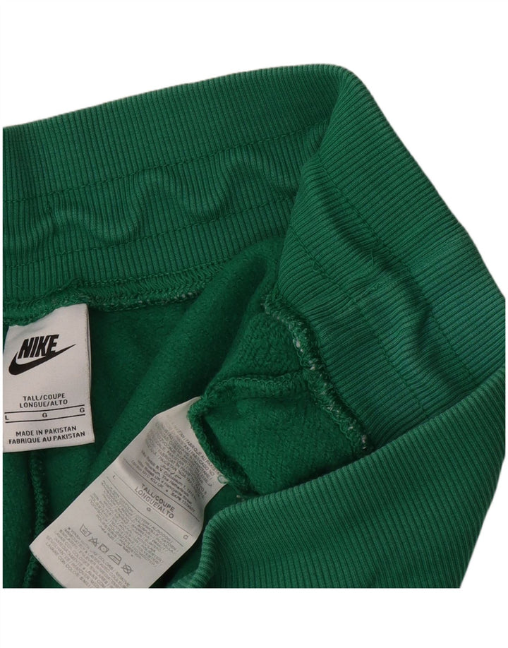 Nike Pantalones De Chándal Joggers Grande Verde Algodón Hombre