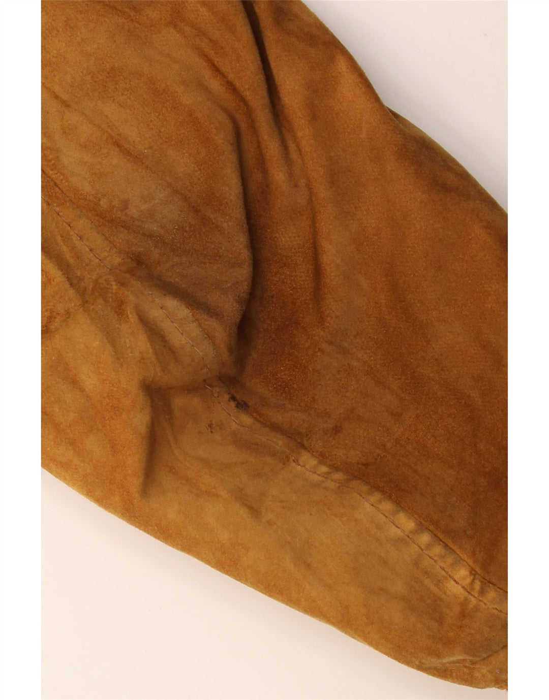 VINTAGE Chaqueta bomber de ante para hombre Reino Unido 38 Beige medio