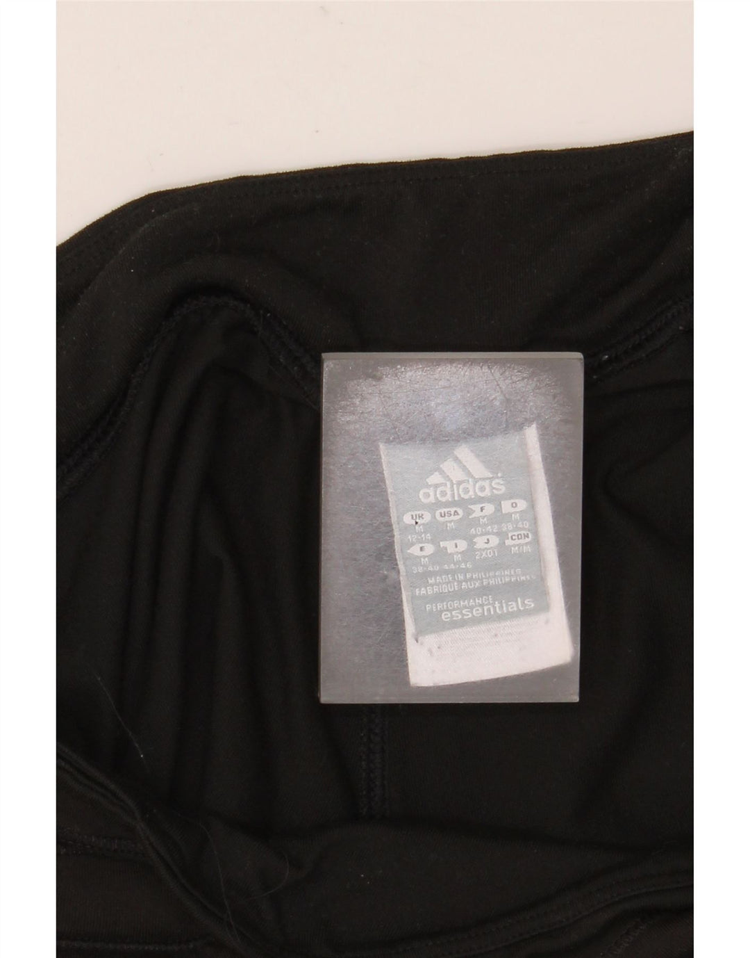 Adidas Mujer Climalite Chándal Pantalones UK 12/14 Mediano Negro Poliéster