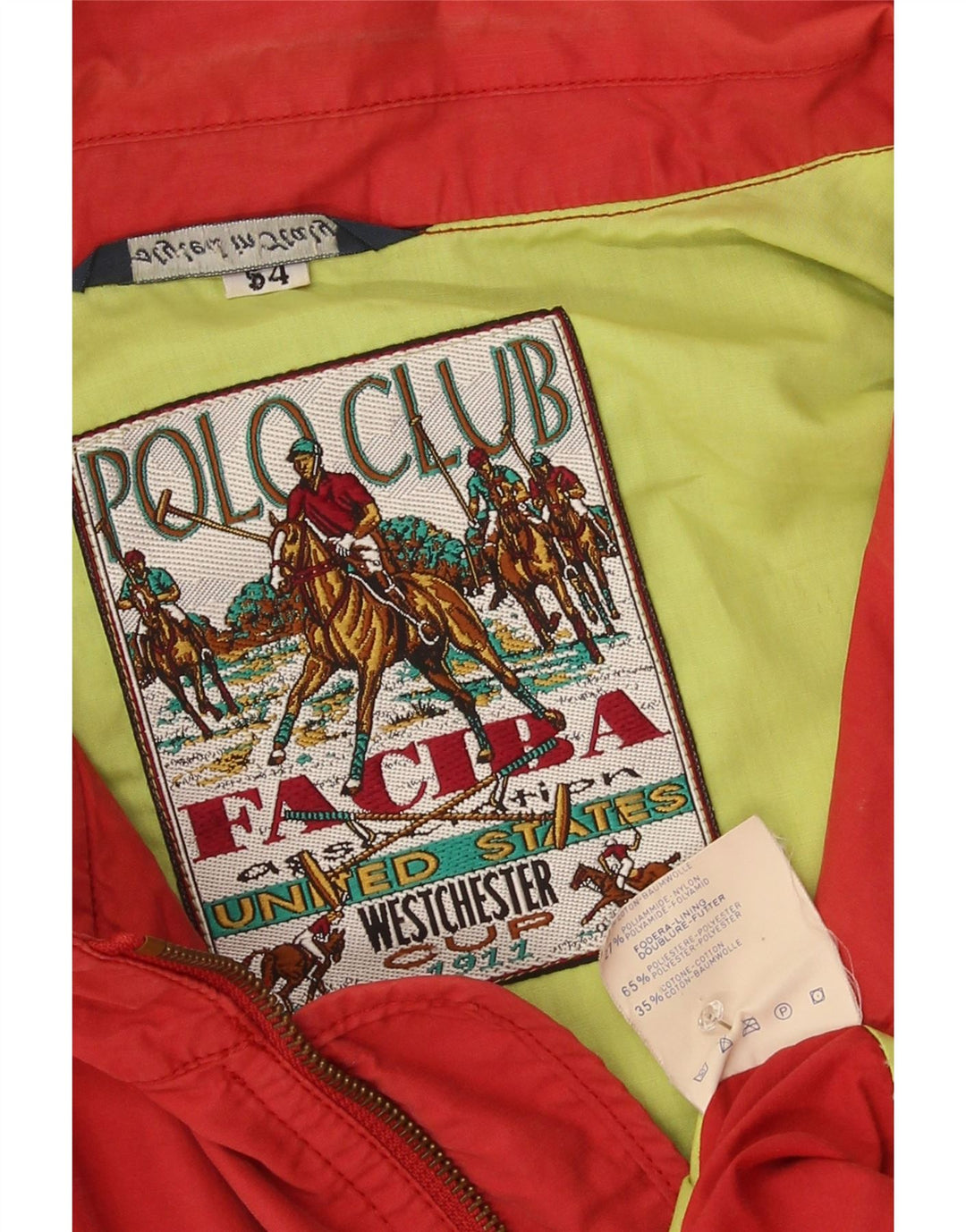 Faciba Chaqueta utilitaria para hombre IT 54 2XL Algodón rojo