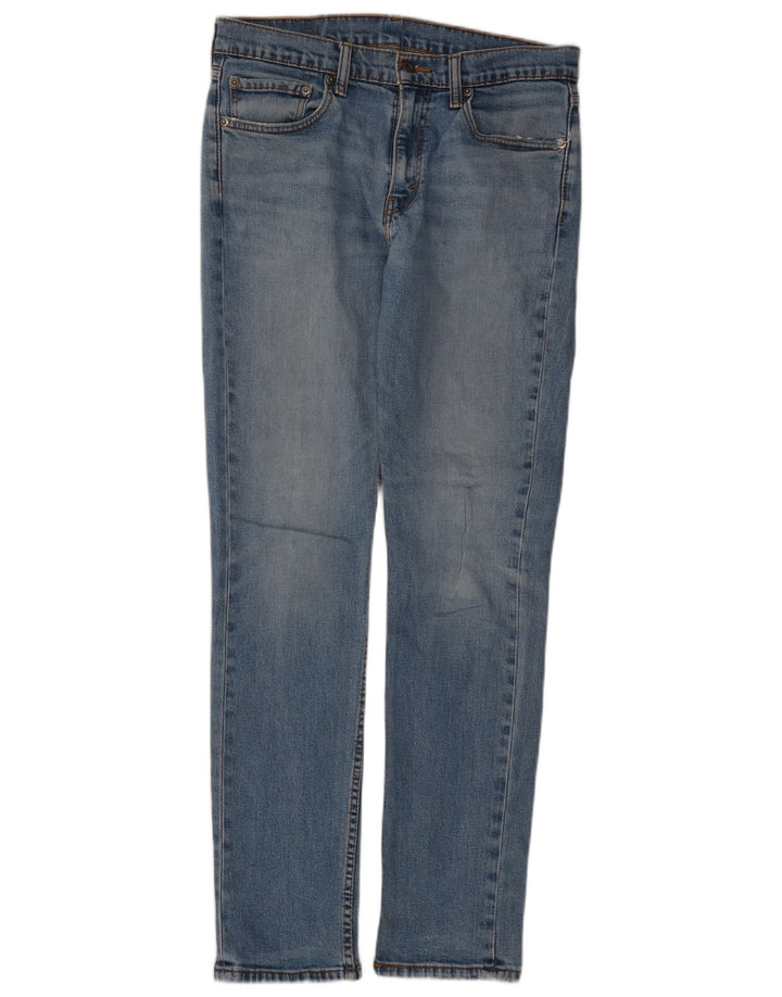 Levi's Hombre 511 Slim Jeans W34 L34 Algodón Azul