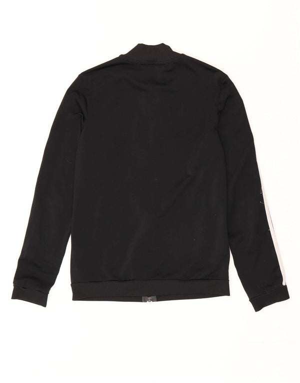 Adidas Chaqueta de chándal para mujer UK 4/6 XS Poliéster a rayas negras