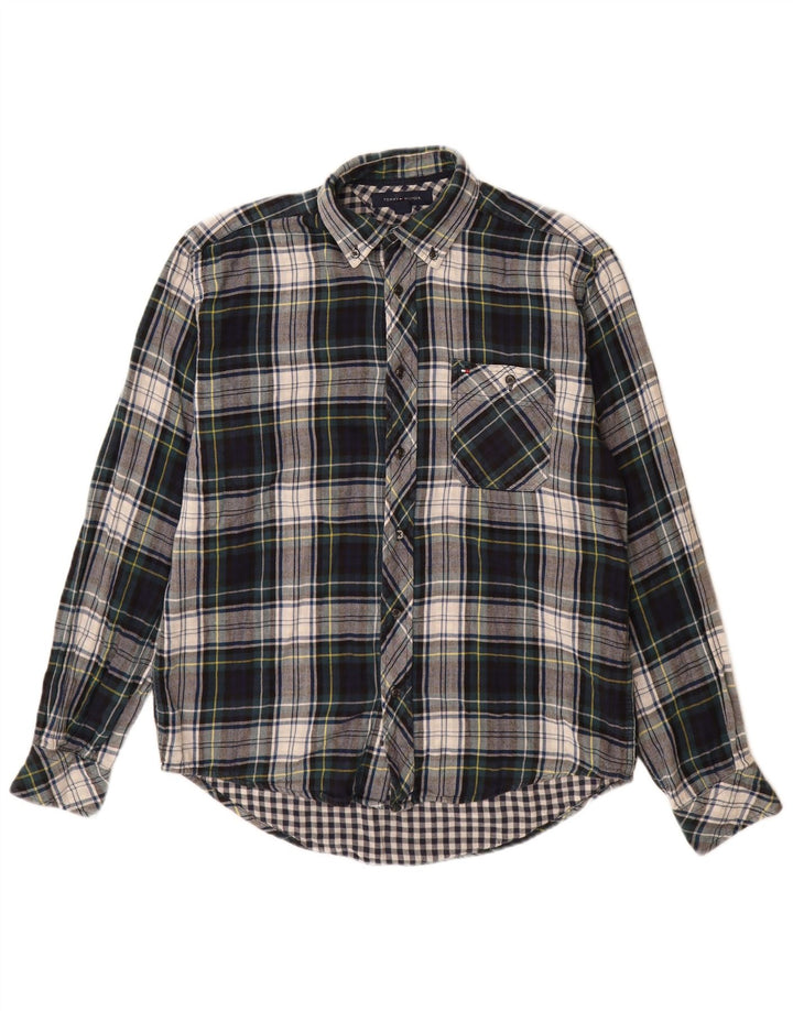 Tommy Hilfiger Camisa De Franela Small De Algodón A Cuadros Multicolor Hombre