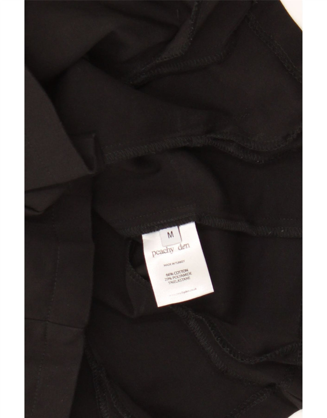 Peachy Den Top corto de tirantes para mujer UK 40 Mediano Algodón negro