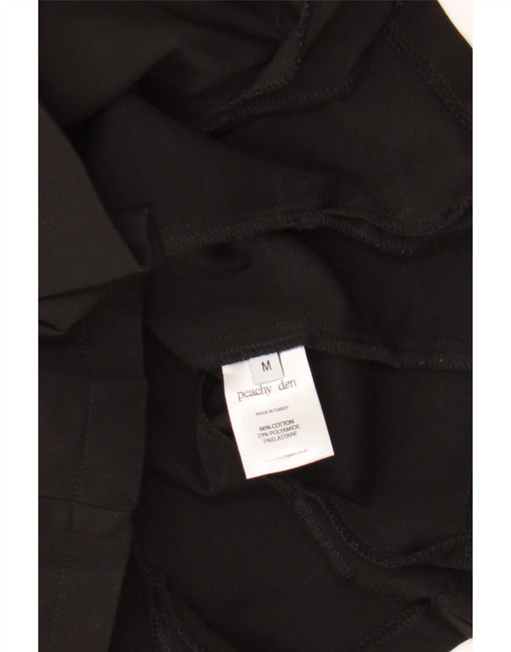 Peachy Den Top corto de tirantes para mujer UK 40 Mediano Algodón negro