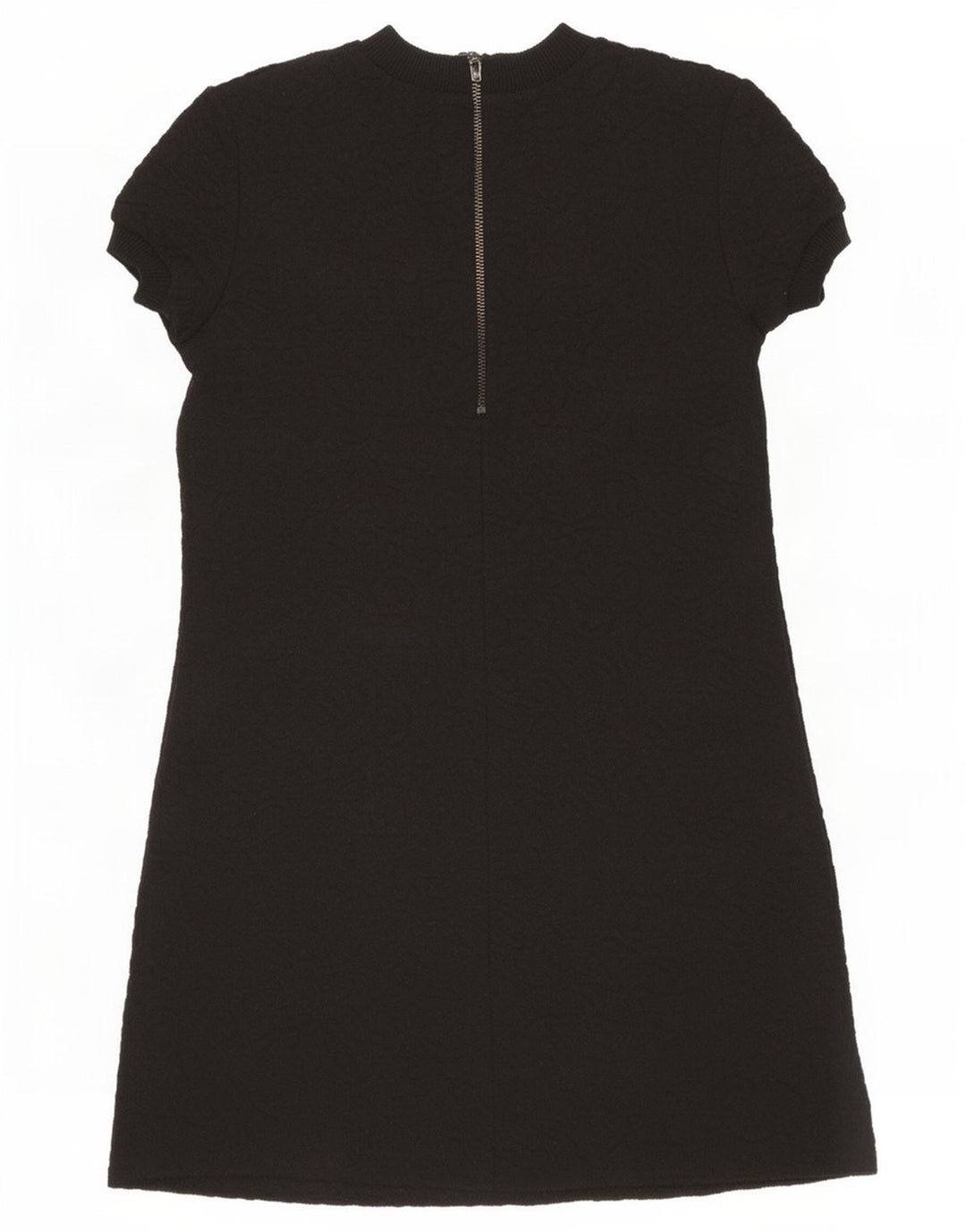Zara Mujer Vestido Acampanado UK 42 Mediano Negro