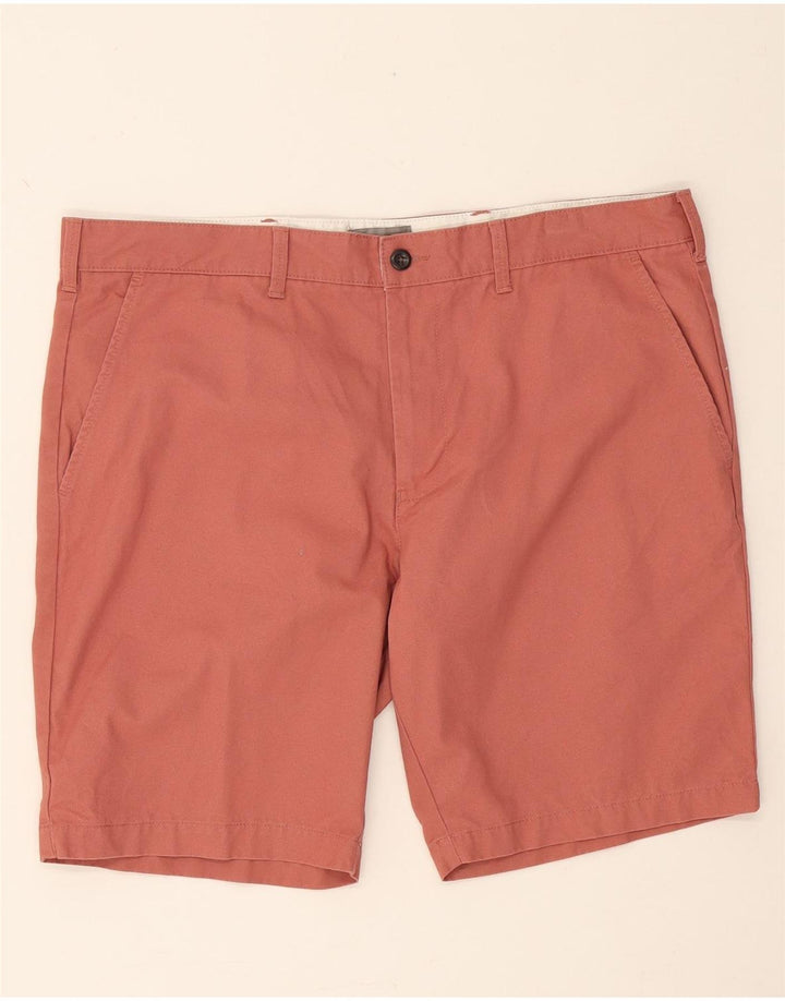 Marks & Spencer Pantalones cortos chinos para hombre W38 XL Algodón rosa