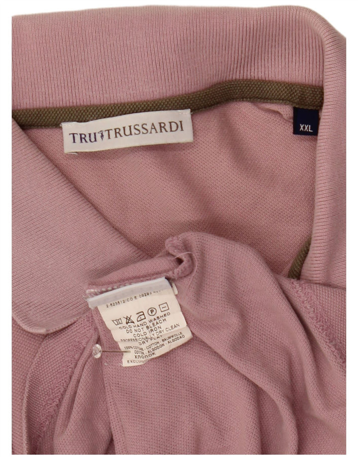 Polo Trussardi Hombre 2XL Algodón Rosa