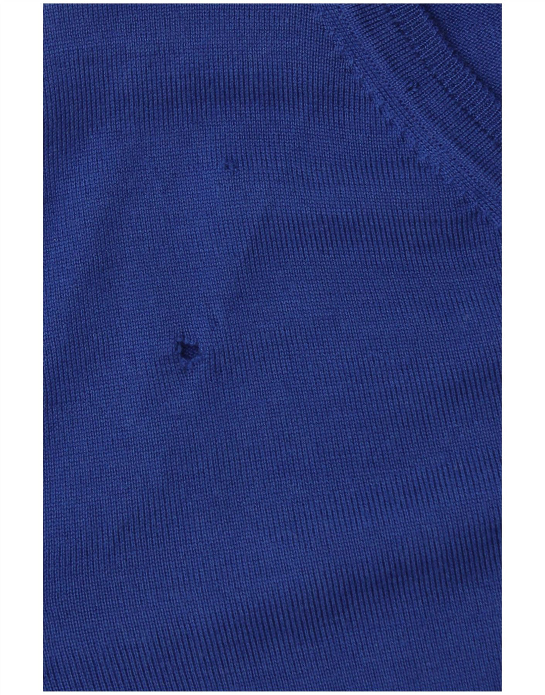 Hugo Boss Hombre Jersey con Cuello en V Jersey XL Lana Virgen Azul