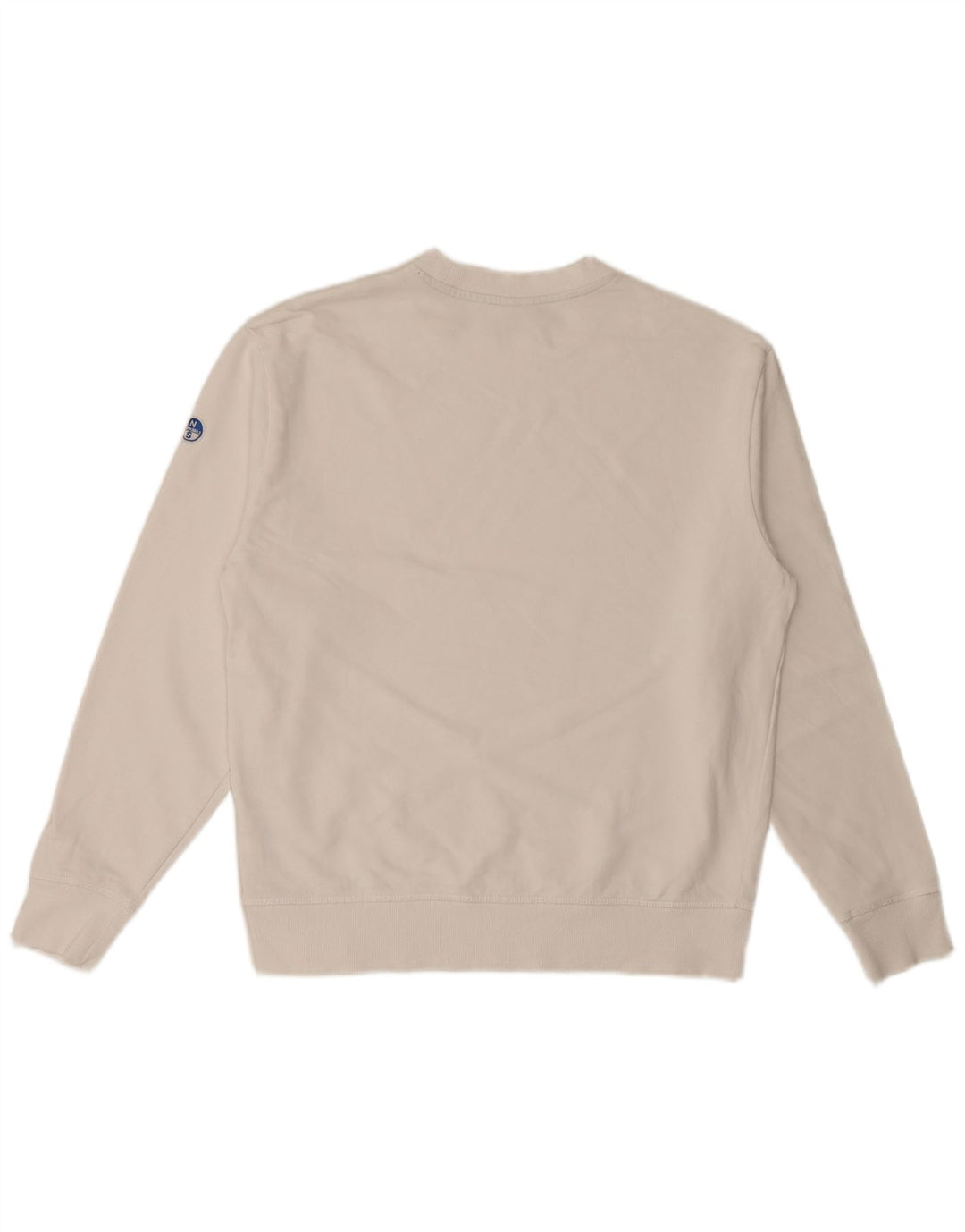 North Sails Sudadera Con Estampado Gráfico Para Hombre Jersey Pequeño De Algodón Blanco