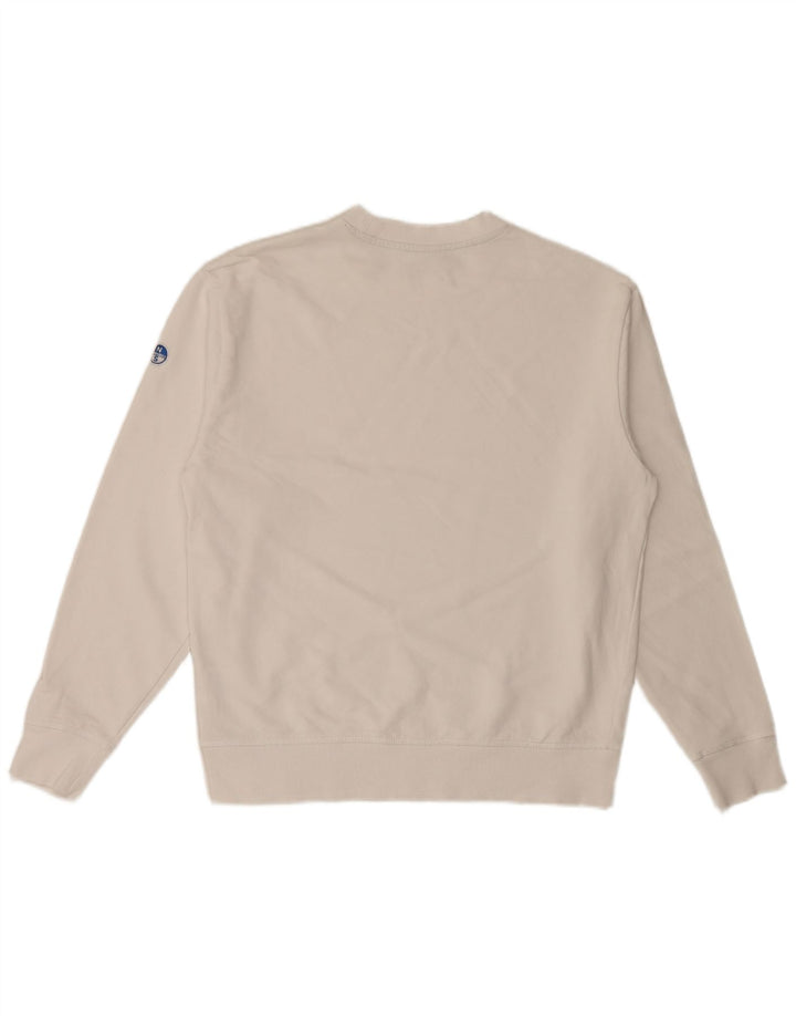 North Sails Sudadera Con Estampado Gráfico Para Hombre Jersey Pequeño De Algodón Blanco