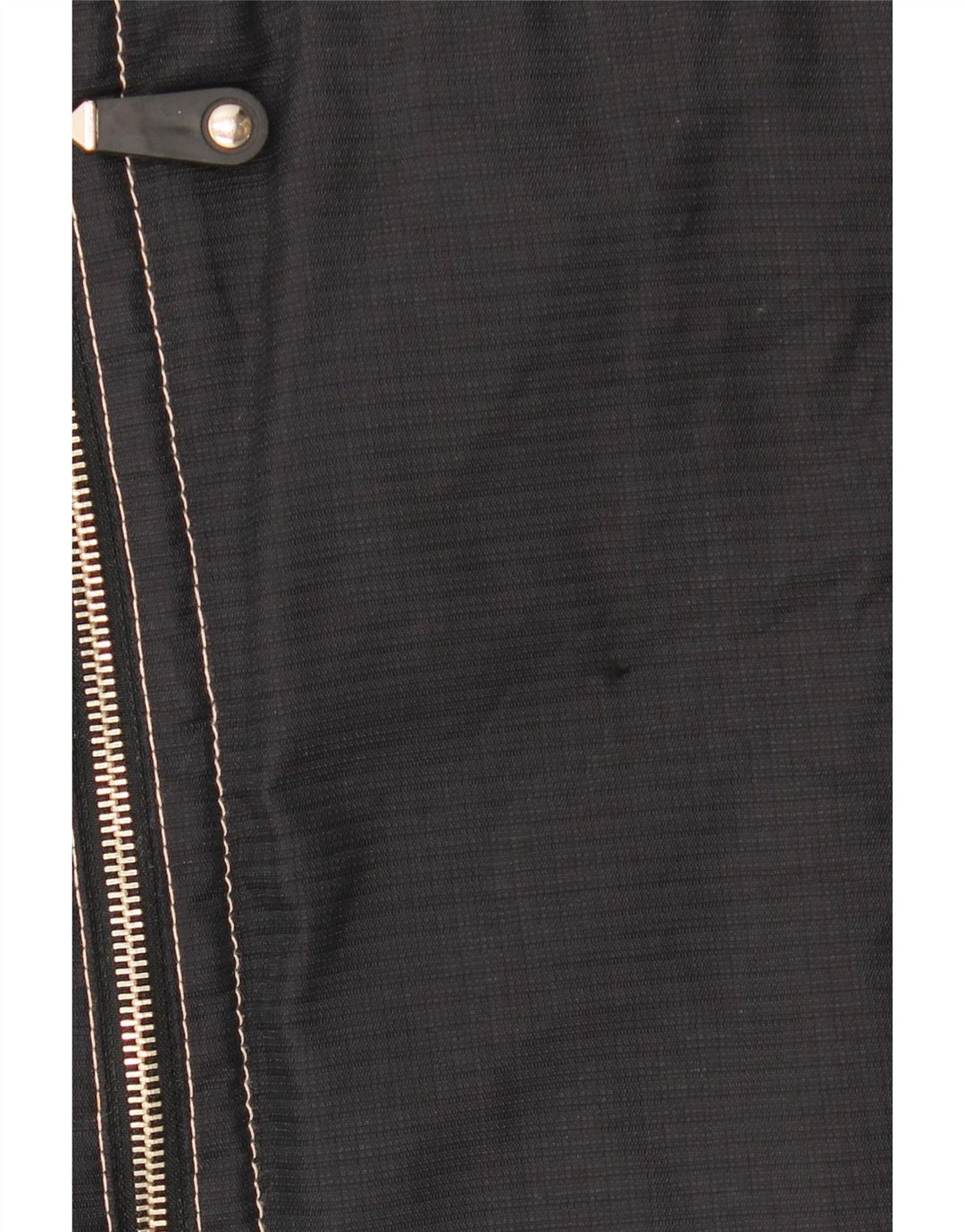 Chaqueta cortavientos vintage de gran tamaño para mujer IT 44 Poliamida negra mediana