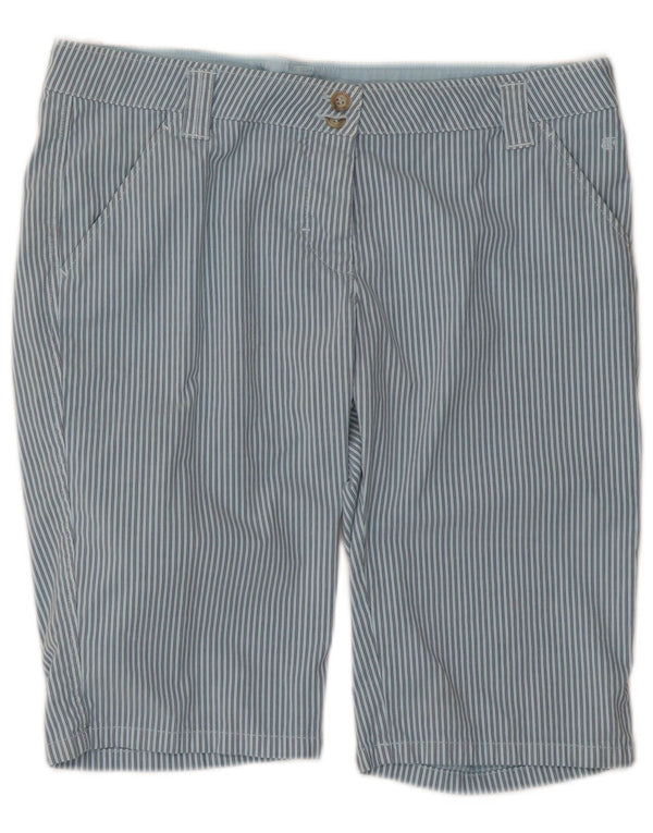 Belfe & Pantalones cortos chinos para hombre UK 12 Medium W34 Algodón a rayas azules
