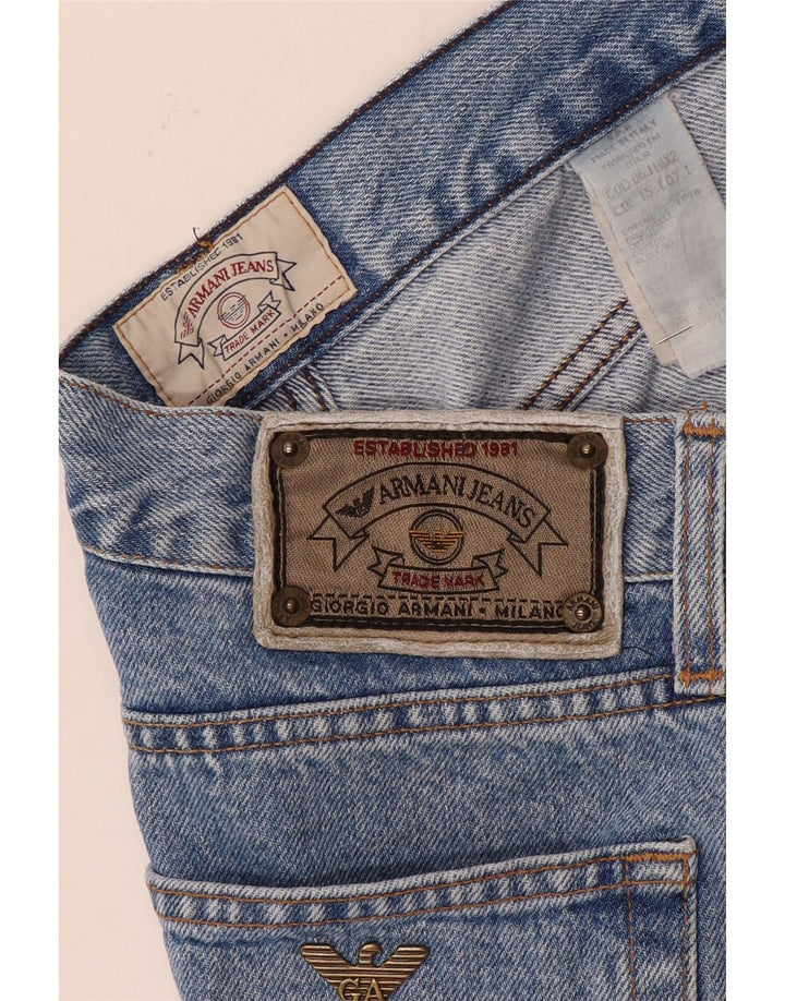 Vaqueros Armani Hombre Rectos W36 L33 Algodón Azul