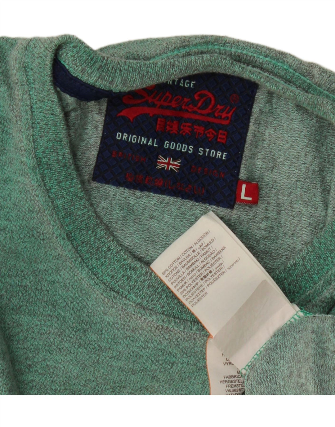 Superdry Camiseta Gráfica De Algodón Verde Grande Para Hombre