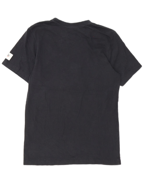Nike - Camiseta gráfica para hombre, talla pequeña, algodón negro