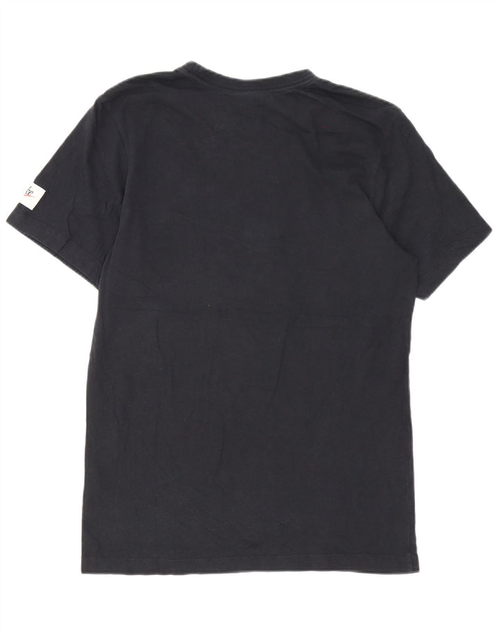 Nike - Camiseta gráfica para hombre, talla pequeña, algodón negro