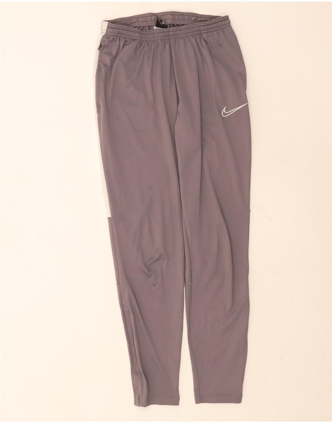 Pantalones de chándal Nike para hombre Dri Fit Talla Mediana Color gris bloque de colores Poliéster