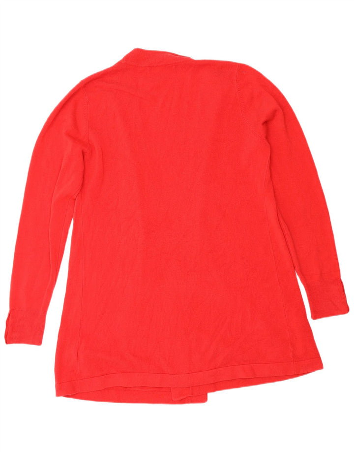 Marks & Spencer Suéter tipo cárdigan abierto para mujer Reino Unido 46 Grande Acrílico rojo