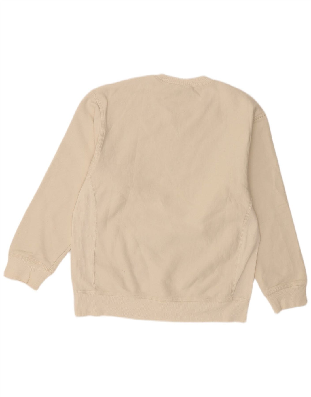 Carhartt Hombre Sudadera Jumper Large Beige Algodón