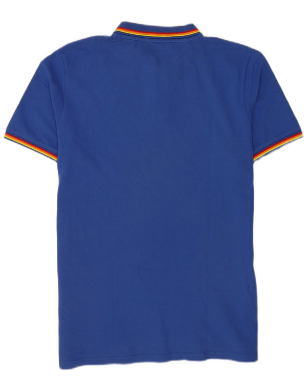 Sundek Mens Polo Shirt XL Blue Colourblock Cotton