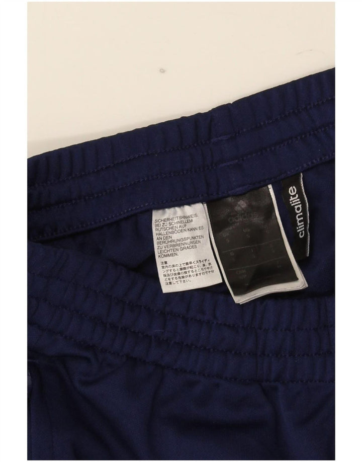 Adidas Mens Climalite Chándal Pantalones Pequeños Azul Marino Poliéster