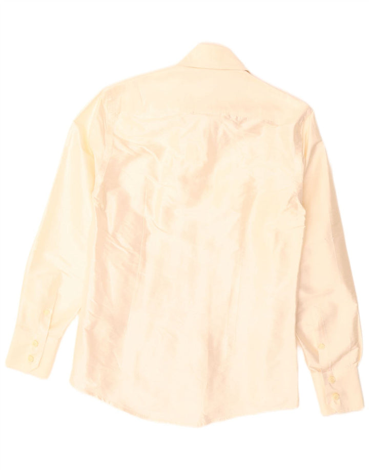Camisa Hombre Daniele Alessandrini Small Seda Beige