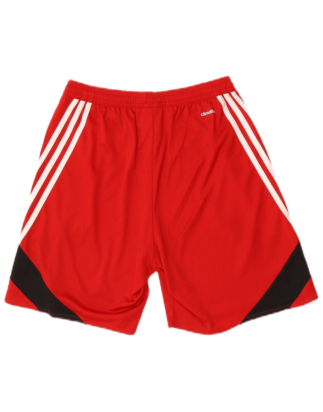 Adidas Mens Climalite Sport Shorts Pequeño Rojo Colorblock Poliéster