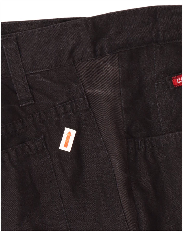 Pantalones casuales rectos para hombre Carrera W35 L28 Algodón negro