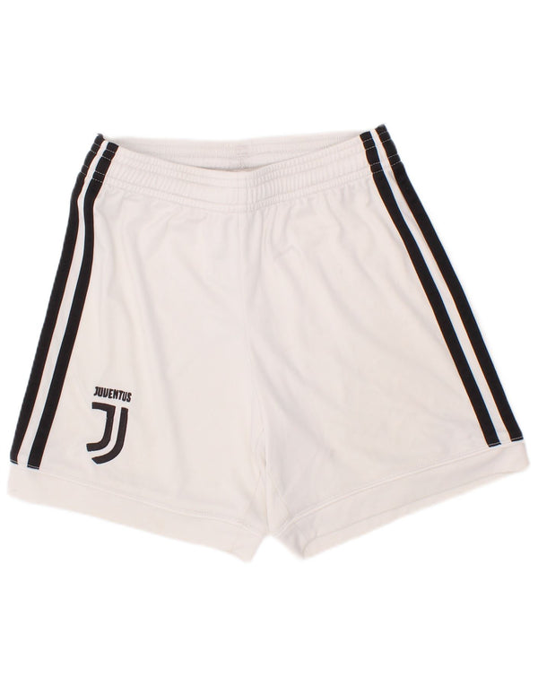 Adidas Boys Juventus Graphic Sport Shorts 7-8 años Blanco Poliéster