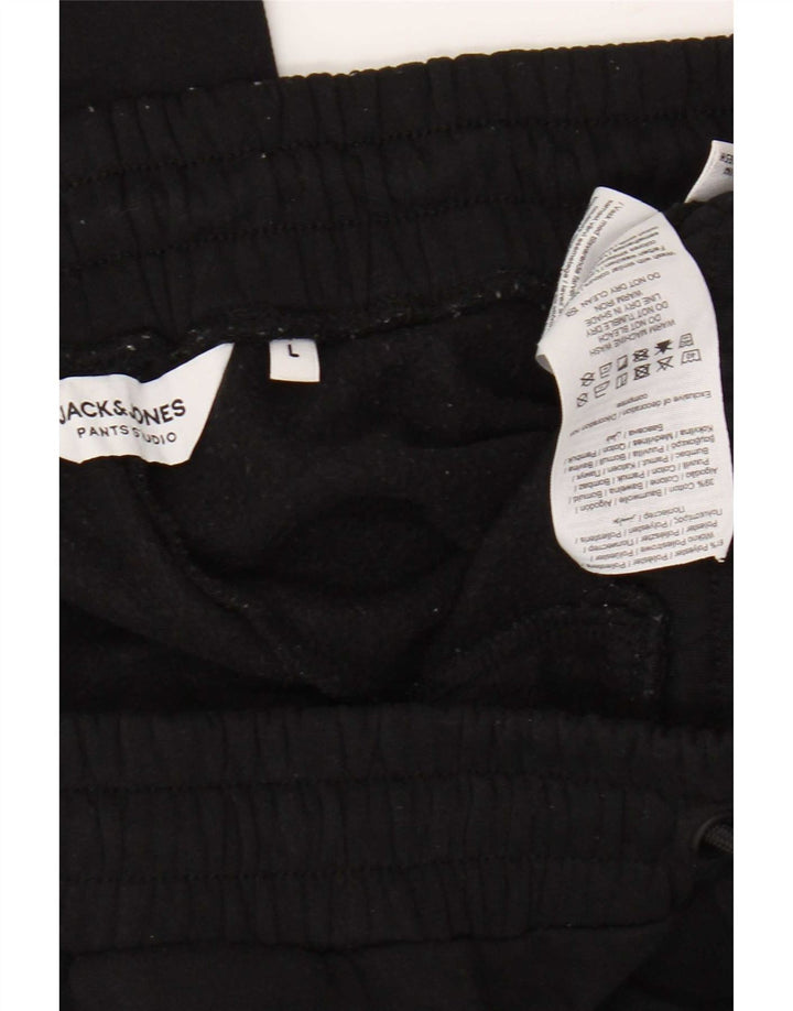 Jack & Jones Pantalón De Chándal Joggers Large Negro Poliéster Hombre