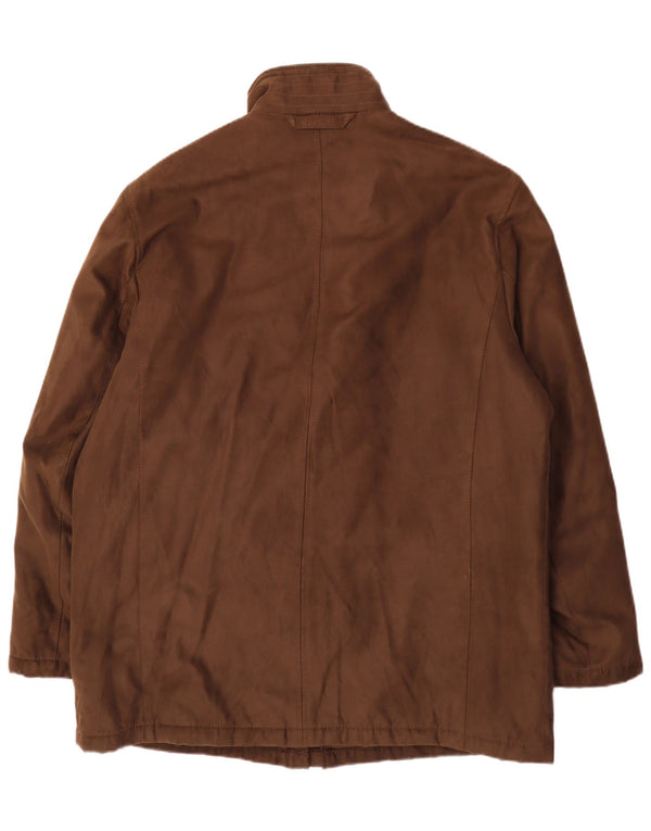 Bugatti Chaqueta utilitaria para hombre IT 56 3XL Marrón Poliéster