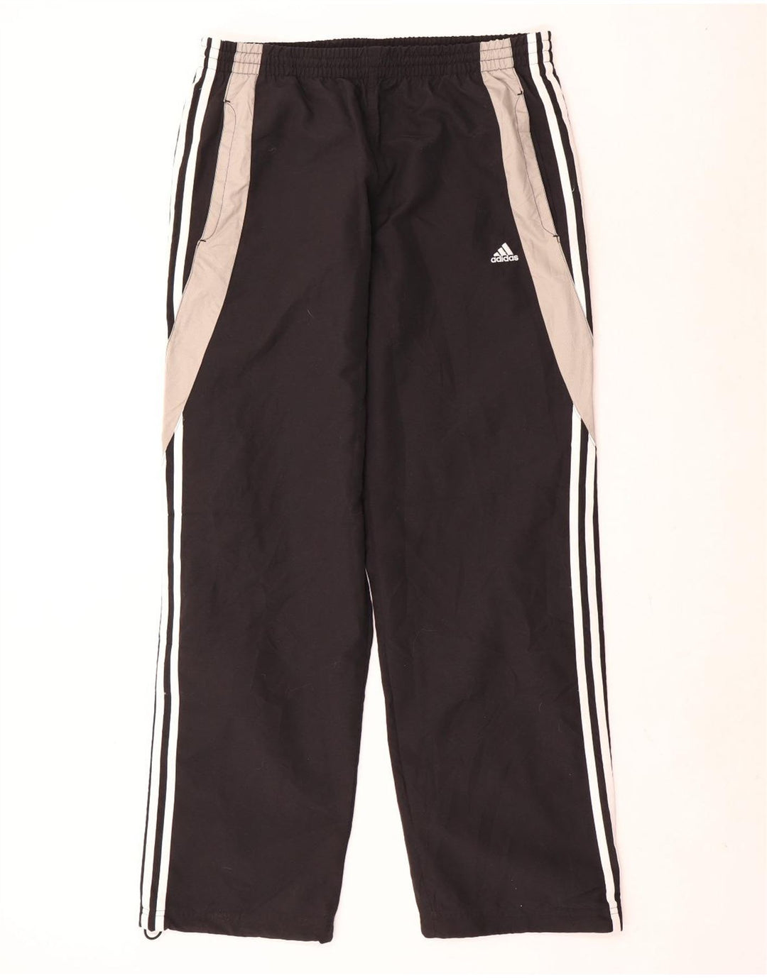 Adidas - Pantalón de chándal para hombre, talla grande, color negro, poliéster