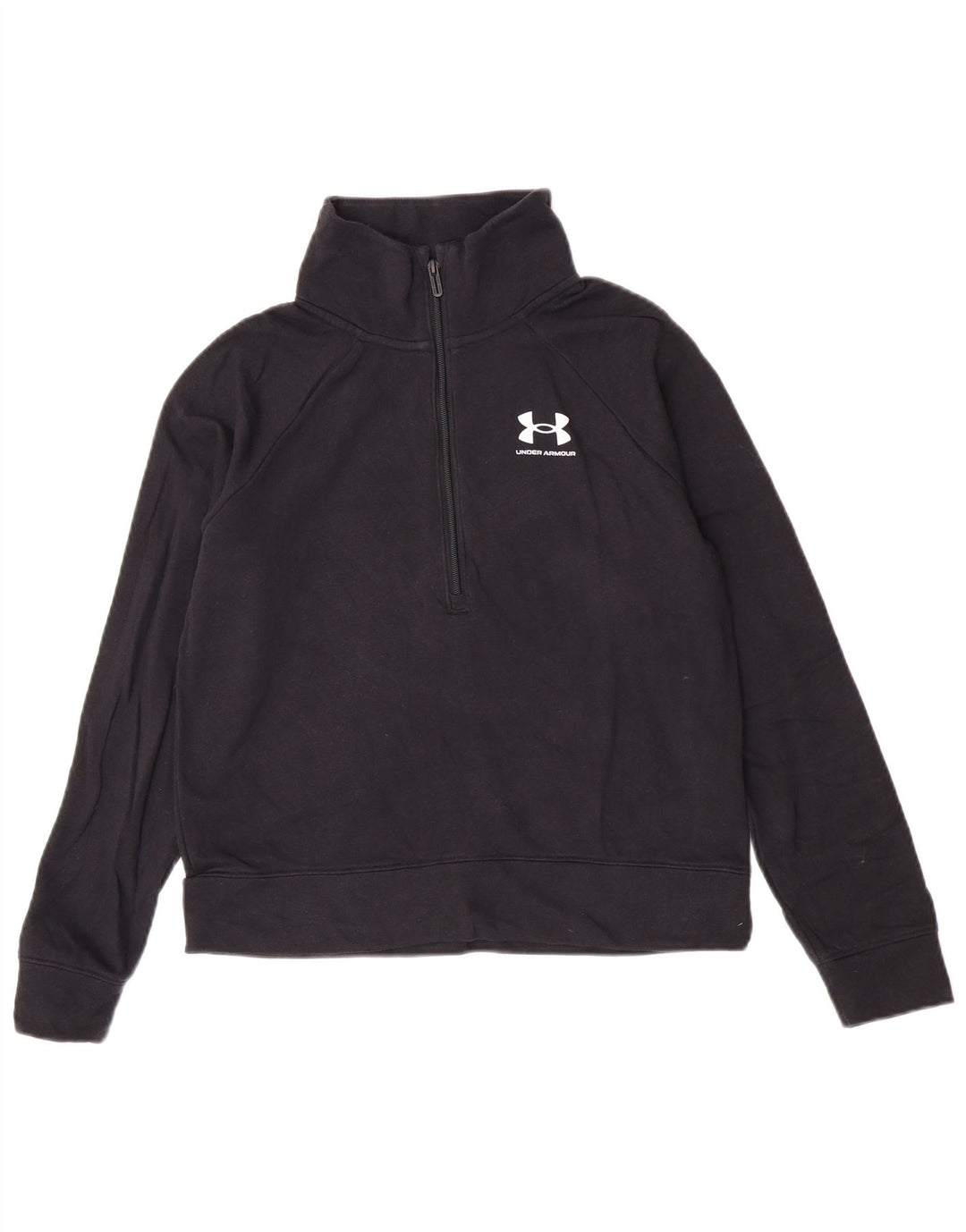 Under Armour - Chándal con cremallera y cuello para mujer, talla S, color negro