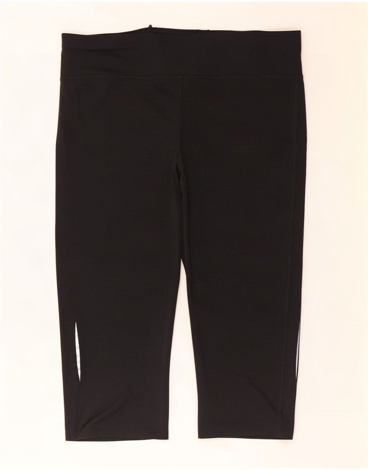 Marks & Spencer Leggings Capri para Mujer UK 20 2XL Poliéster Negro