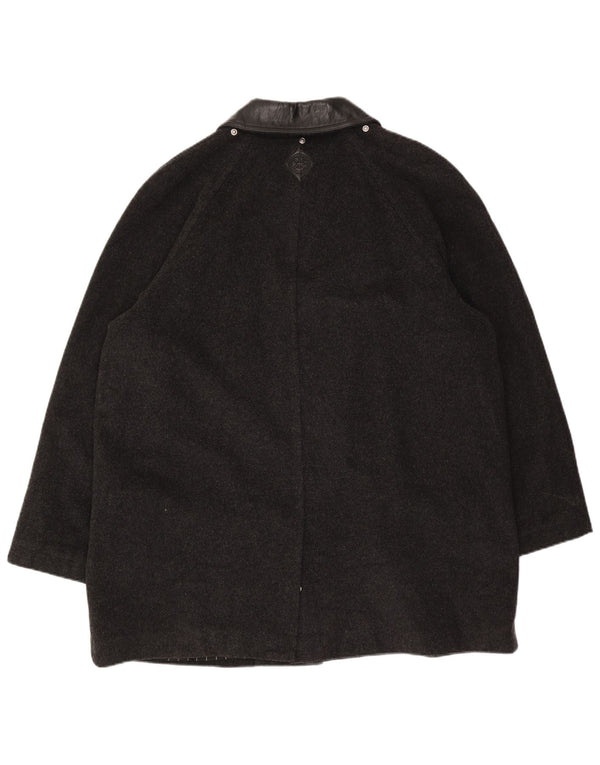 Iceberg Chaqueta utilitaria para hombre IT 52 XL Gris a rayas Lana virgen clásica