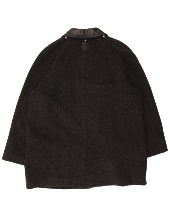 Iceberg Chaqueta utilitaria para hombre IT 52 XL Gris a rayas Lana virgen clásica