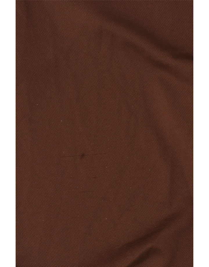 Zara Mujer Pantalón Chándal Joggers UK 44 Poliéster Marrón Medio