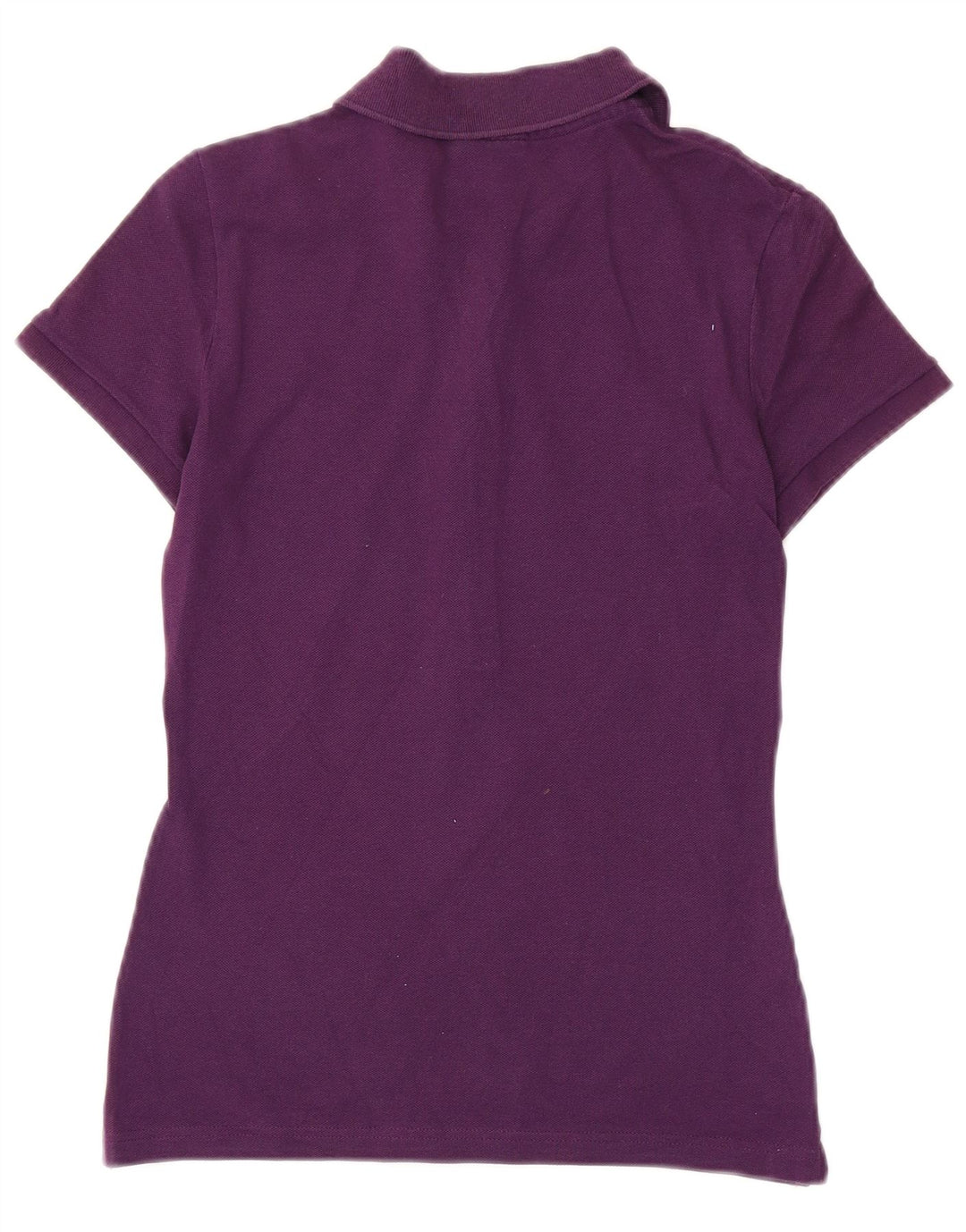 Polo Lacoste Mujer Talla 40 Medio Algodón Púrpura