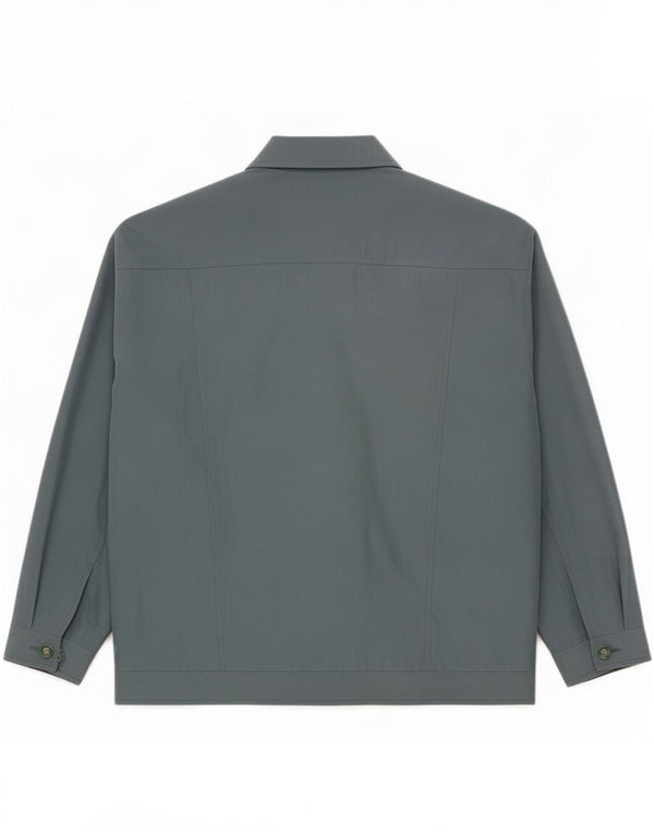 Aldon Chaqueta Bomber para Hombre UK 40 Grande Gris Colorblock Poliéster