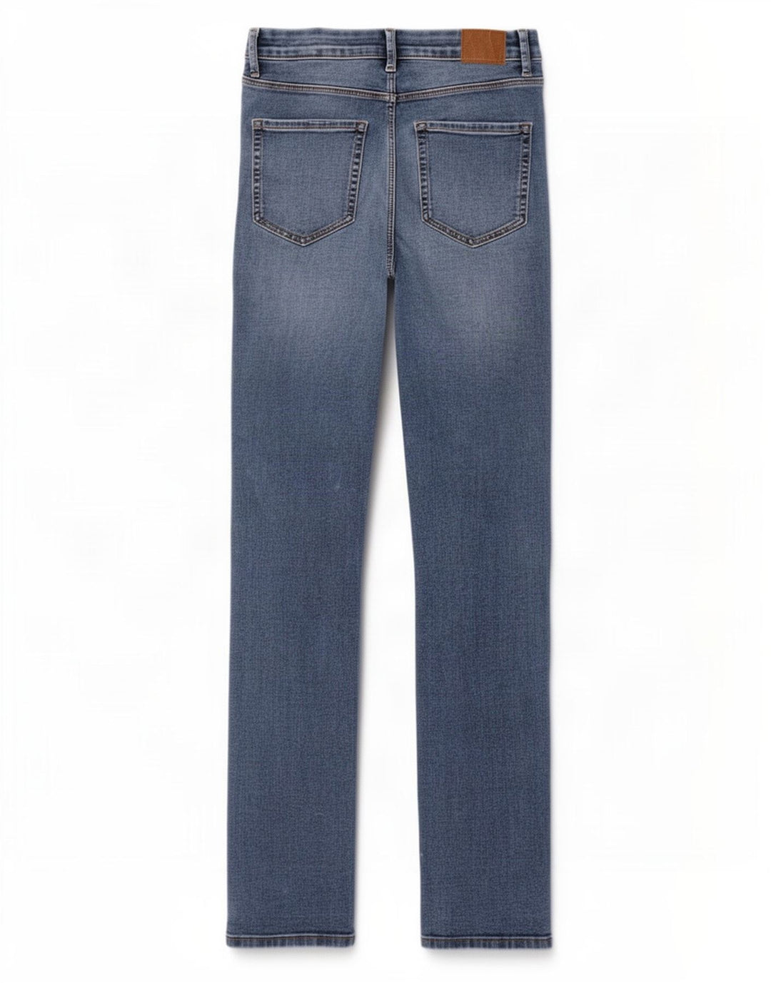 Marks & Spencer Jeans rectos Sienna para mujer UK 12 Medium W30 L31 Azul