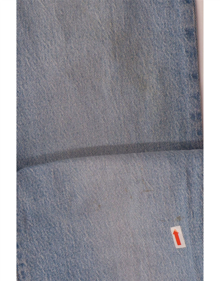 LEVI'S Vaqueros Rectos 501 Mujer W27 L32 Algodón Azul