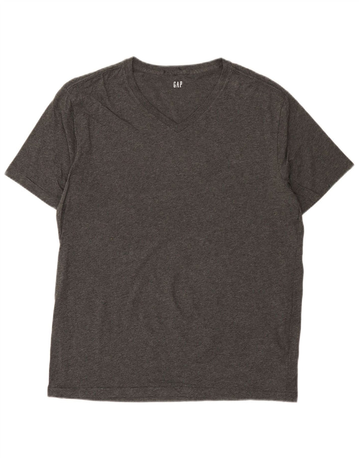 Camiseta Gap para hombre Top grande de algodón moteado gris