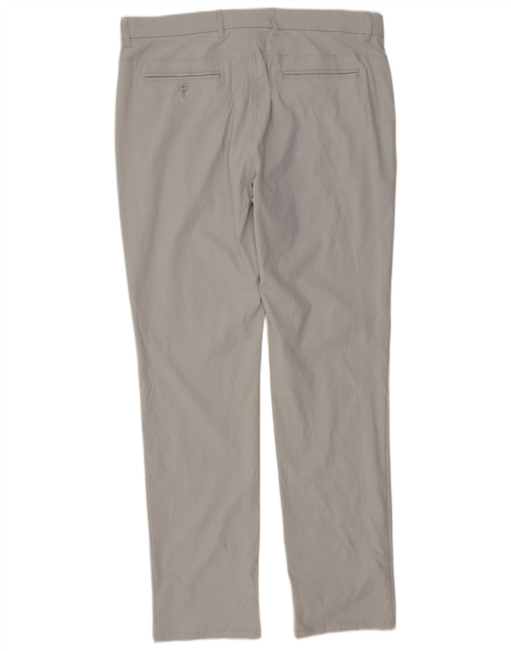 Pantalones chinos ajustados Penguin para hombre W36 L34 Nylon gris