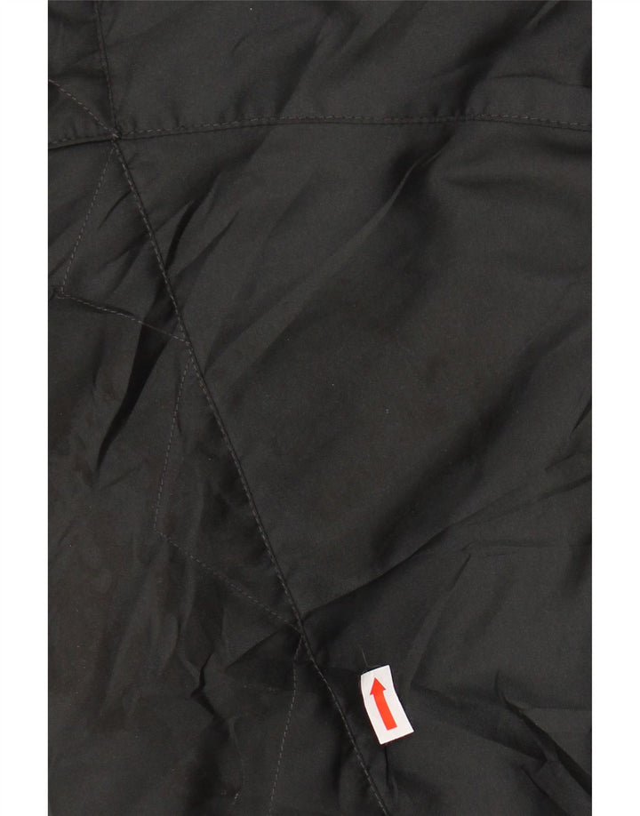 BRUNIK Chaqueta cortavientos con capucha de gran tamaño para mujer IT 42 Medium Black