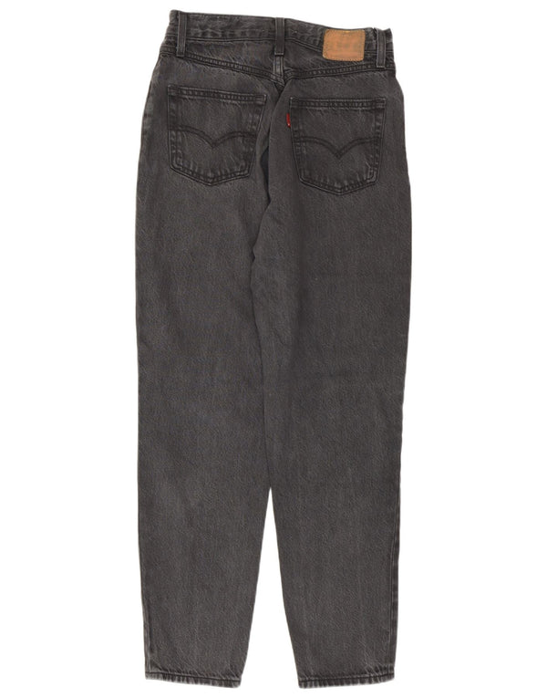 Jeans Levi's Mom Tapered para mujer W26 L28 Algodón Gris Años 80